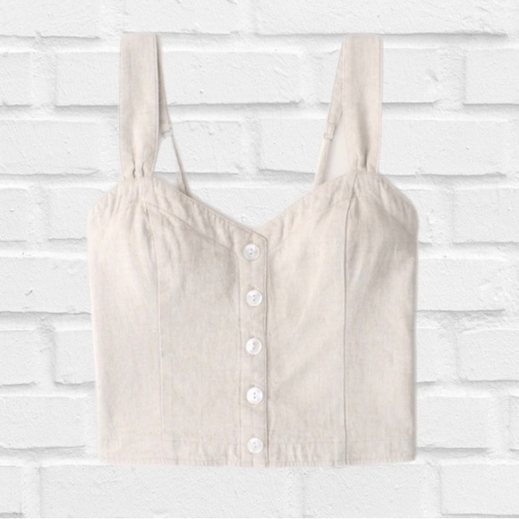 Abercrombie Cropped Blouse - Picture 1 of 10